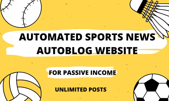 Gig Preview - Build perfect sports autoblog website, auto blog