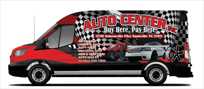 Gig Preview - Design vehicle wrap and truck decals