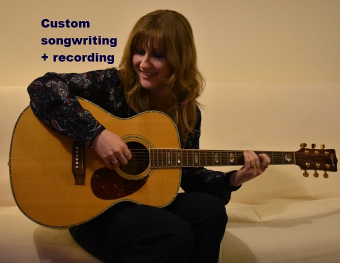 Bestseller - write and record a custom song on vocals and acoustic guitar