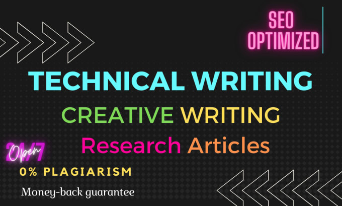 Gig Preview - Write technical articles, do research according to your audience