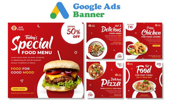 Gig Preview - Design professional google banner ads