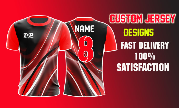 Gig Preview - Design jersey or uniform for sublimation