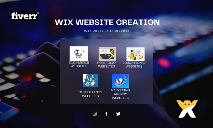 Gig Preview - Design or redesign wix website, create wix website