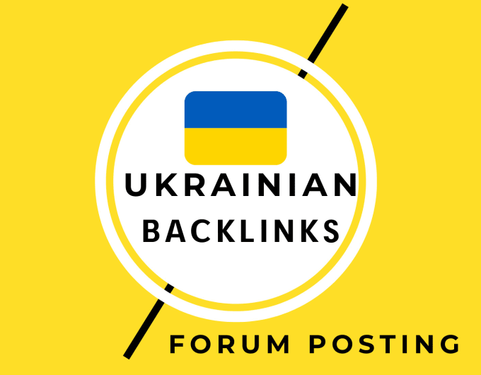 Gig Preview - Provide forum backlinks ukrainian ukraina