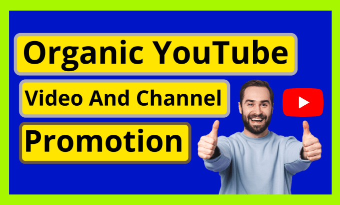 Gig Preview - Do organic youtube video promotion and channel marketing