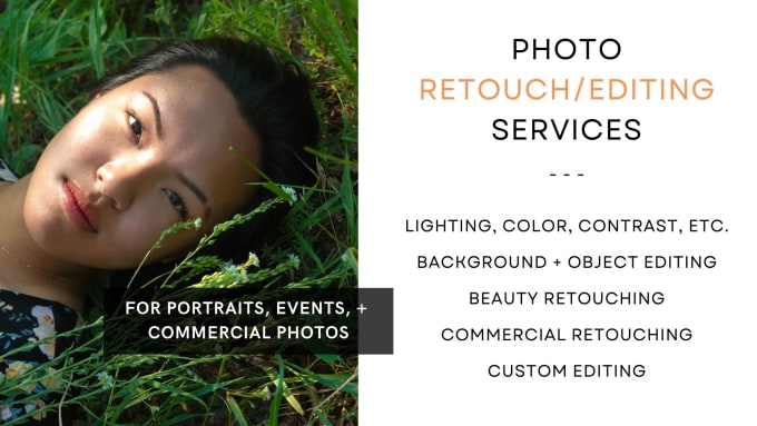 Gig Preview - Retouch and professionally enhance your portraits