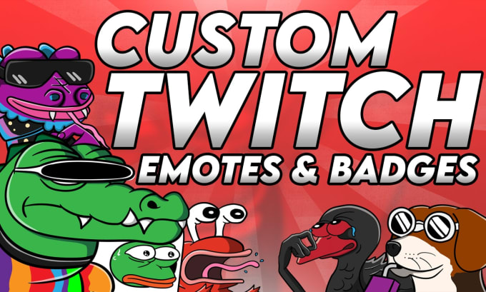 Gig Preview - Create amazing twitch emotes or sub badges