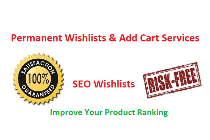 Gig Preview - Seo amazon add to carts wish lists and shopping lists