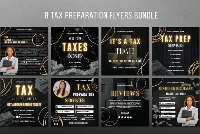 Gig Preview - Tax prep flyer in 7 hours