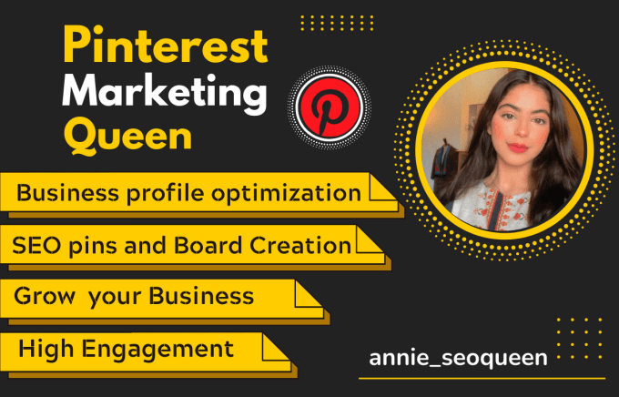 Gig Preview - Be your pinterest marketing manager and SEO queen