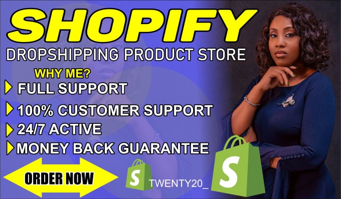 Gig Preview - Sales boost shopify dropshipping product store, shopify traffic marketing