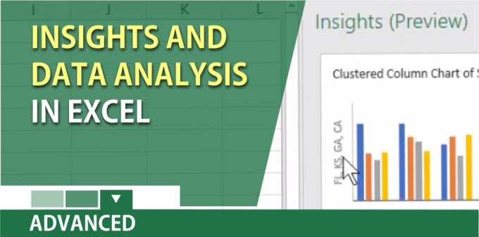 Gig Preview - Be your personal excel data analyst