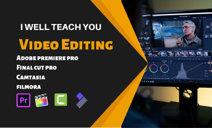 Gig Preview - Teach you  video editing with adobe premiere pro and davinci resolve