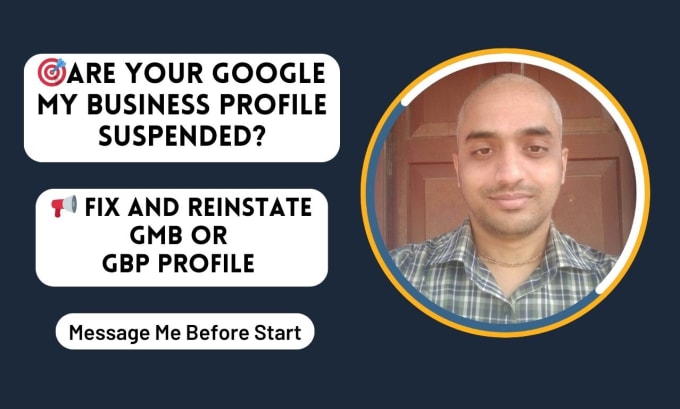 Gig Preview - Fix and reinstate google my business suspended listing