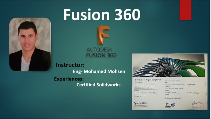 Gig Preview - Tech professional fusion 360 course