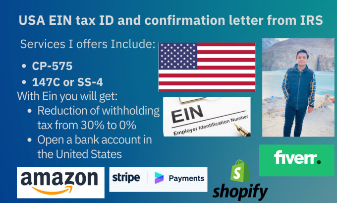 Gig Preview - Get your ein USA tax id and confirmation letter from irs