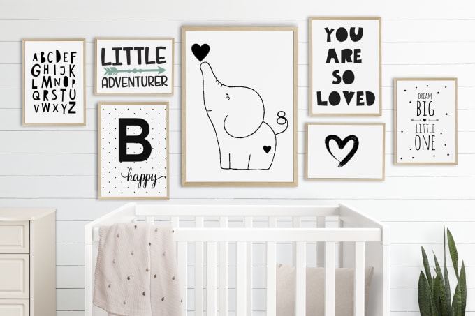 Bestseller - design nursery wall art for your home and etsy shop