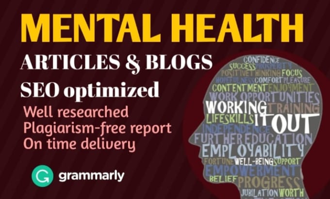 Gig Preview - Write high quality mental health articles and blogs