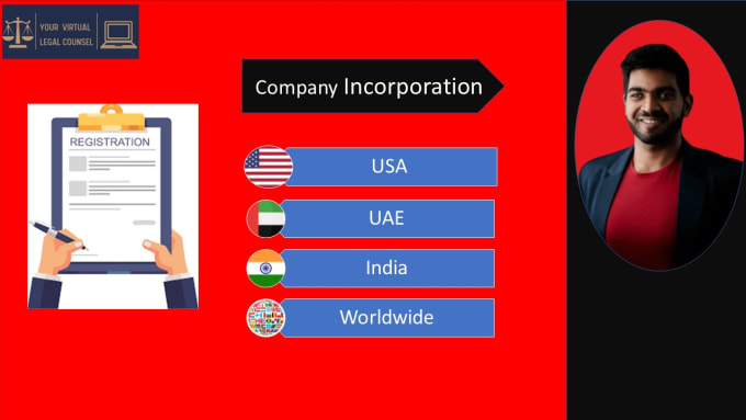 Gig Preview - Incorporate your business in USA dubai india or singapore