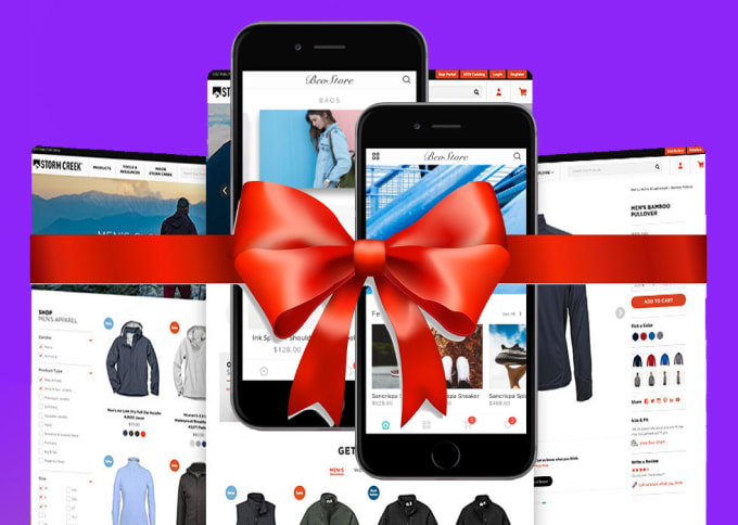 Gig Preview - Develop shopify dropshipping website with native mobile apps