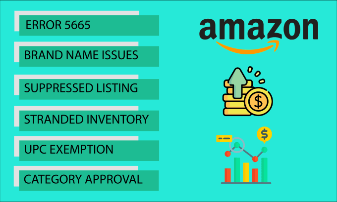 Gig Preview - Fix your amazon listing error 5665 and approve gtin exemption