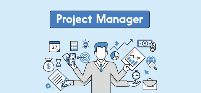 Gig Preview - Be your project manager to achieve your project goals