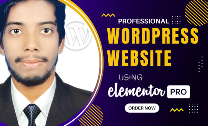 Gig Preview - Design professional wordpress website using elementor pro