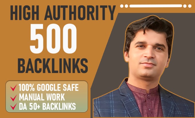 Gig Preview - Build high authority dofollow backlinks for off page seo service