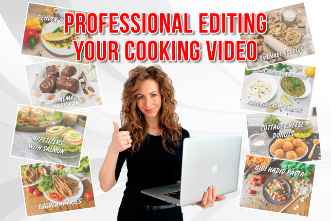 Gig Preview - Do professional  editing your cooking video