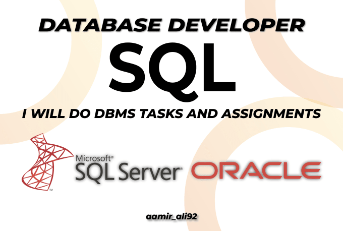 Gig Preview - Design database on sql server, mysql and oracle