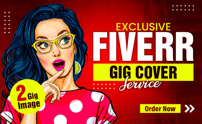 Gig Preview - Design clickable gig picture fiverr gig image and gig cover