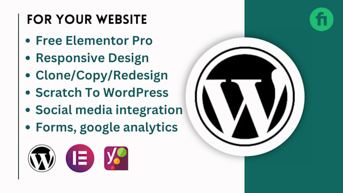 Gig Preview - Redesign copy clone duplicate any website to wordpress elementor website