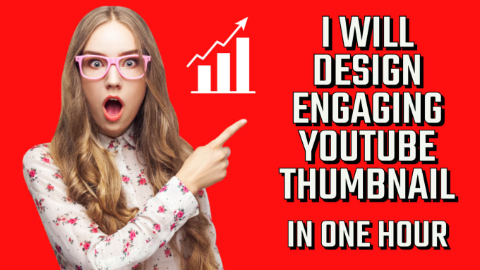 Gig Preview - Design engaging yt thumbnail in an hour