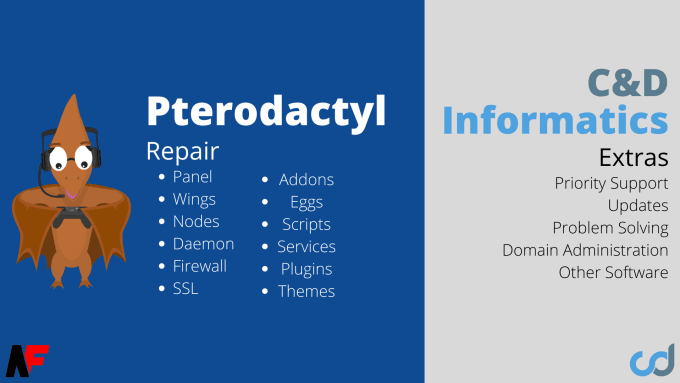 Install pterodactyl panel for you by Lanxoro