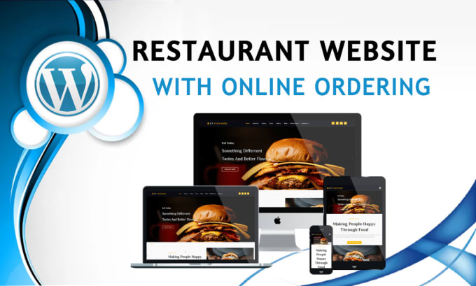 Gig Preview - Create restaurant hotel website online food ordering system on wordpress