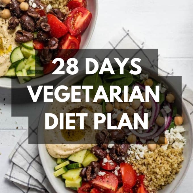 Gig Preview - Give you a 28 days vegetarian meal plan