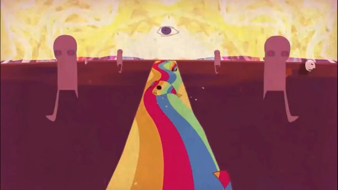 Gig Preview - Make trippy psychedelic animated lyric music videos for you