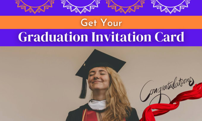 Gig Preview - Design graduation invitation or announcement card