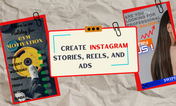 Gig Preview - Create instagram stories, reels, and ads