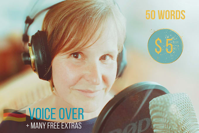 Bestseller - produce a female german voice over in a charming voice