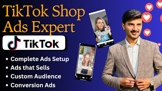 Gig Preview - Setup tiktok shop, ads management, manage content marketing