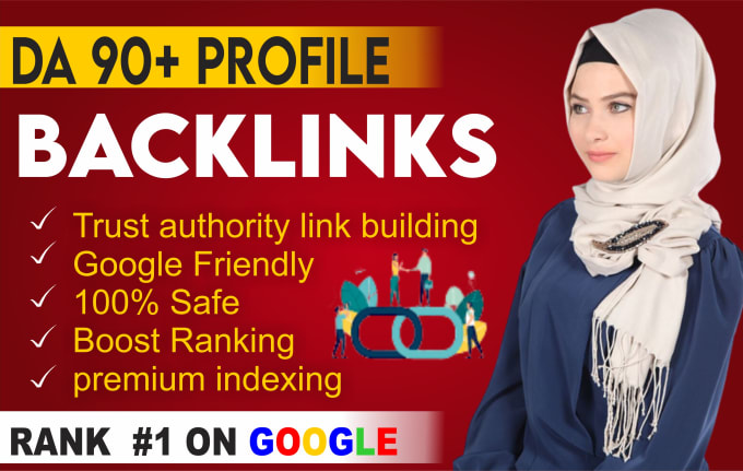 Gig Preview - 90 da profile dofollow whitehat SEO backlinks