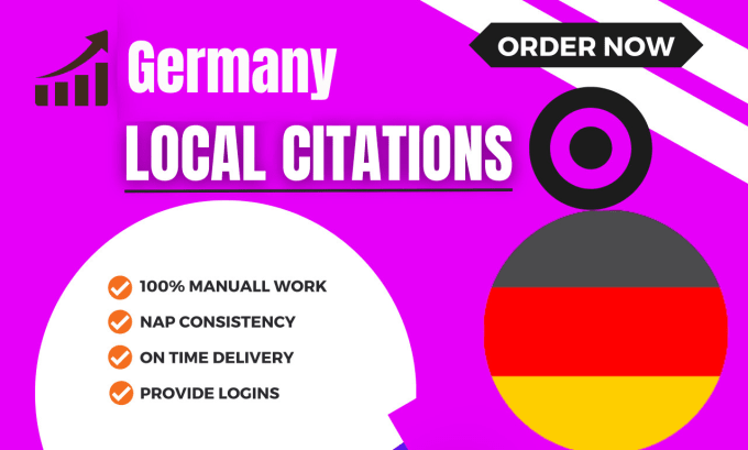 Gig Preview - Boost your local SEO with 200 german directory listings