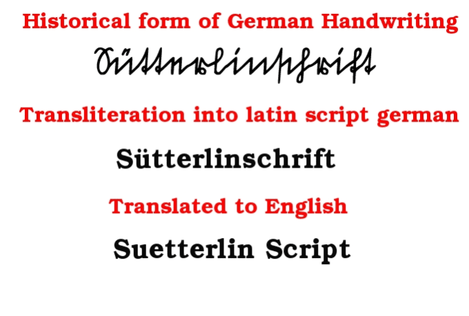 Transliterate and translate old german handwriting texts suetterlin to ...