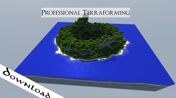 Gig Preview - Do professional minecraft terraforming