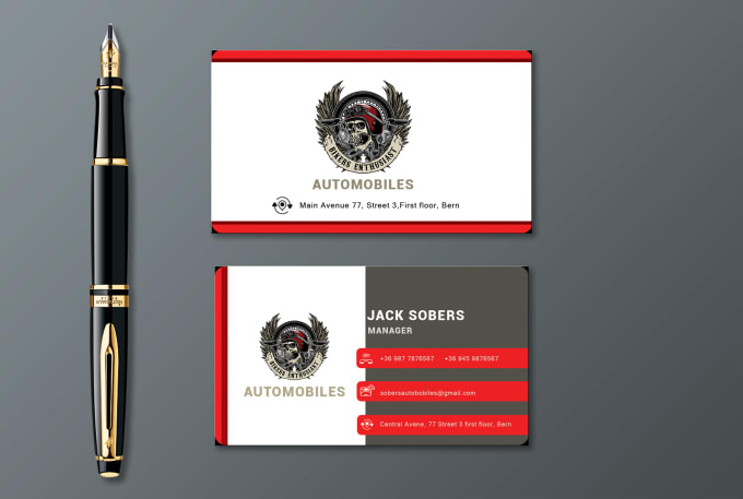 Gig Preview - Design business card, visiting card letterhead and envelope stationary