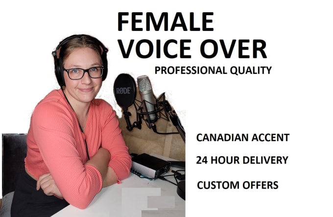 Gig Preview - Record a feminine, friendly voiceover