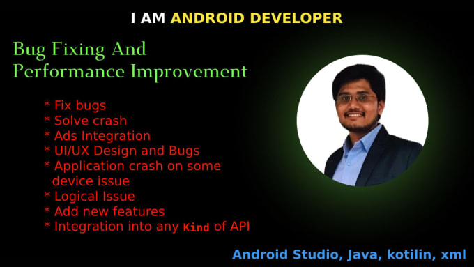 Bestseller - bug fixing mobile app develoment, android studio java and kotlin