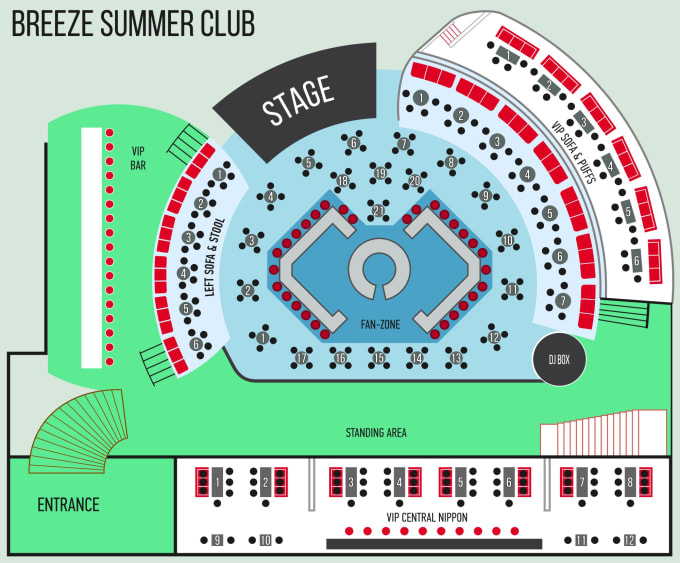 Gig Preview - Create a seating map chart of any venue