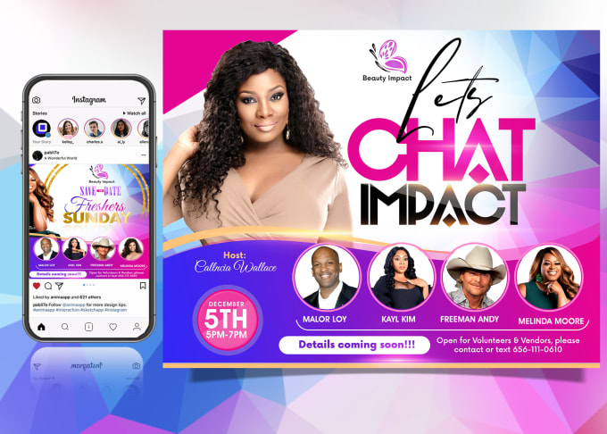 Gig Preview - Do a stunning social media flyer, ig, fb and church flyer in 4hrs